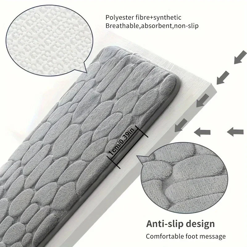 Textured Bathroom Shower Mat