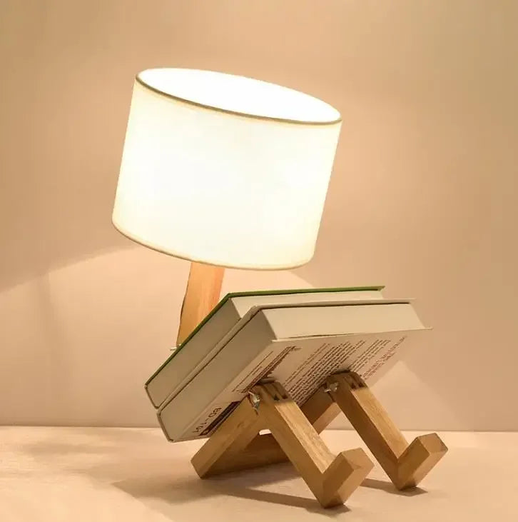 Creative Bookstand Lamp for Bedside Table