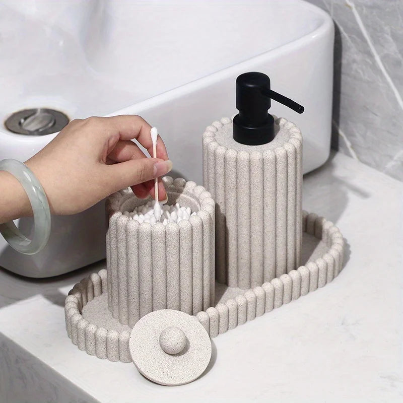 Bathroom Soap Dispenser and Toiletry Holder