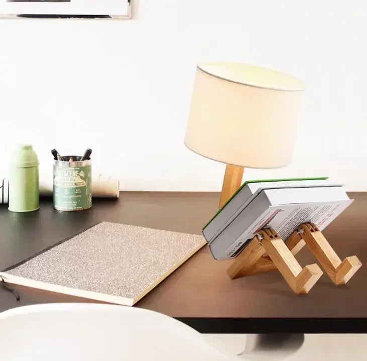 Creative Bookstand Lamp for Bedside Table