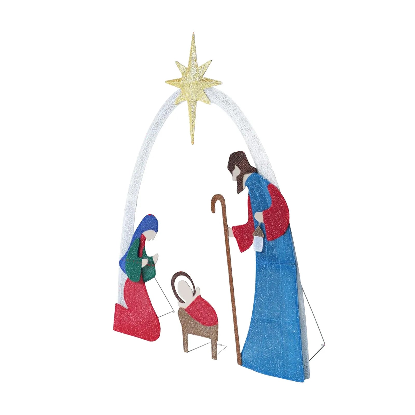 Premium Outdoor Christmas Nativity Scene Decoration