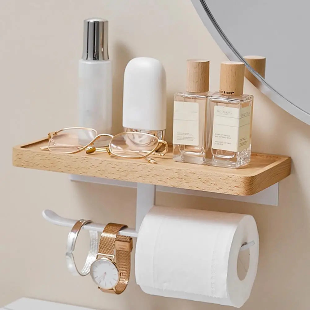 Bathroom Toilet Paper Holder and Shelf