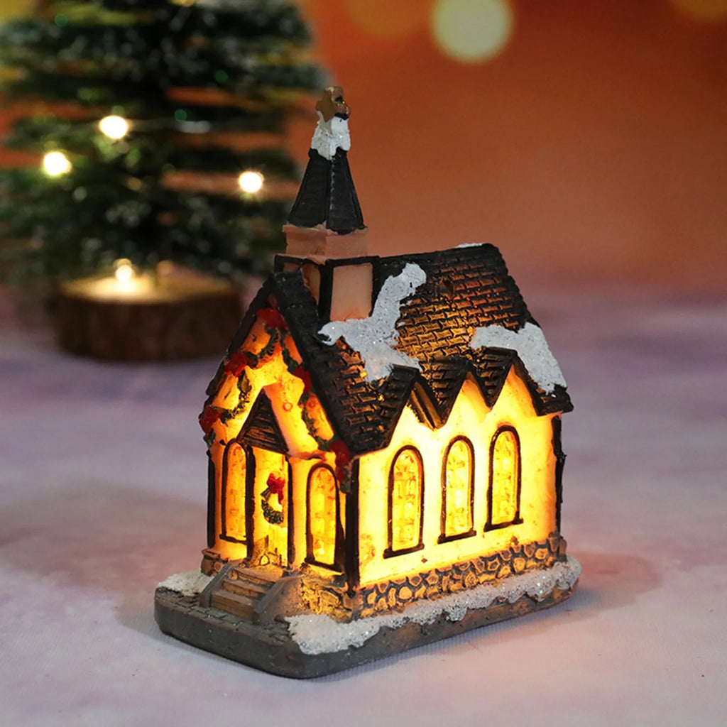 Light-Up Christmas House Decoration