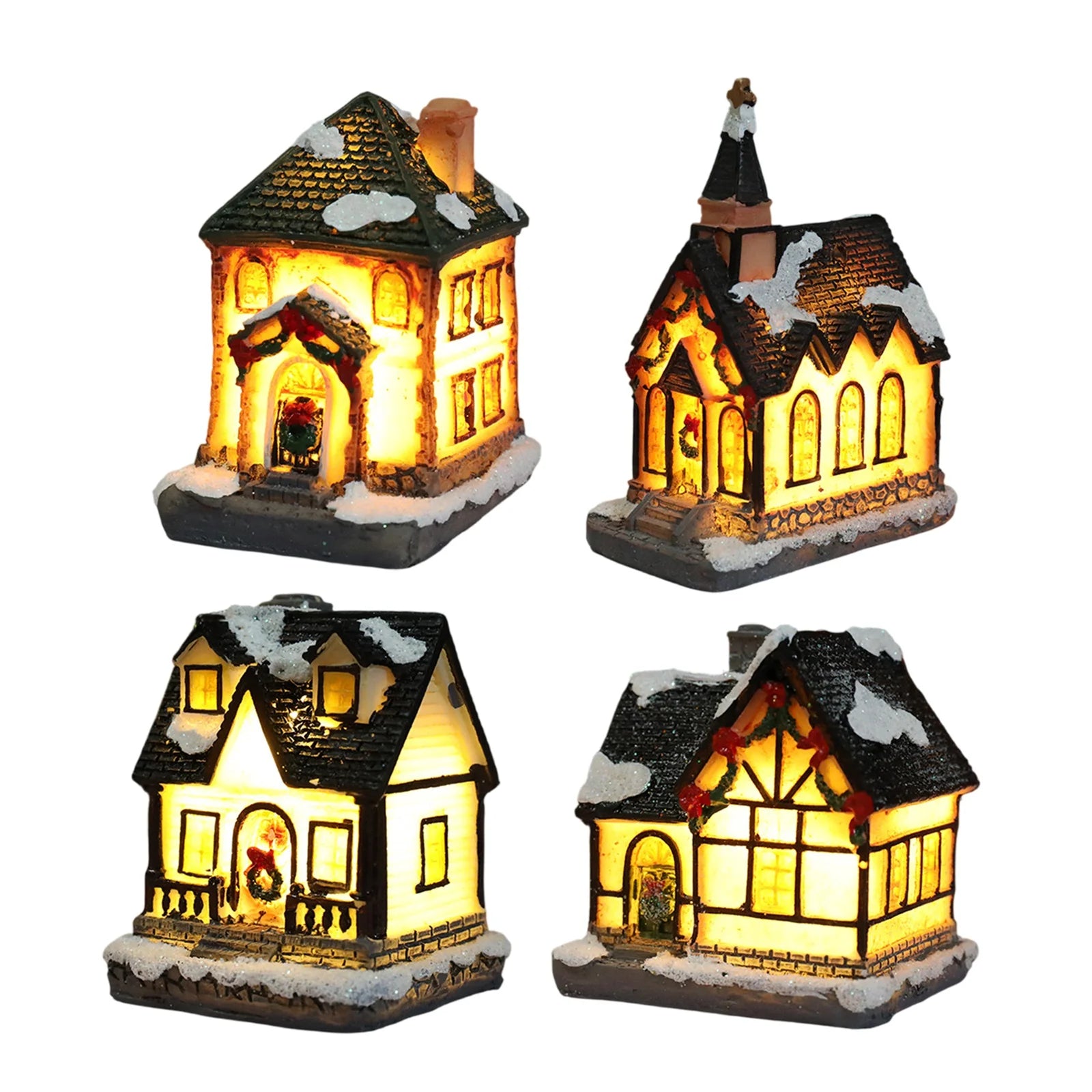 Light-Up Christmas House Decoration