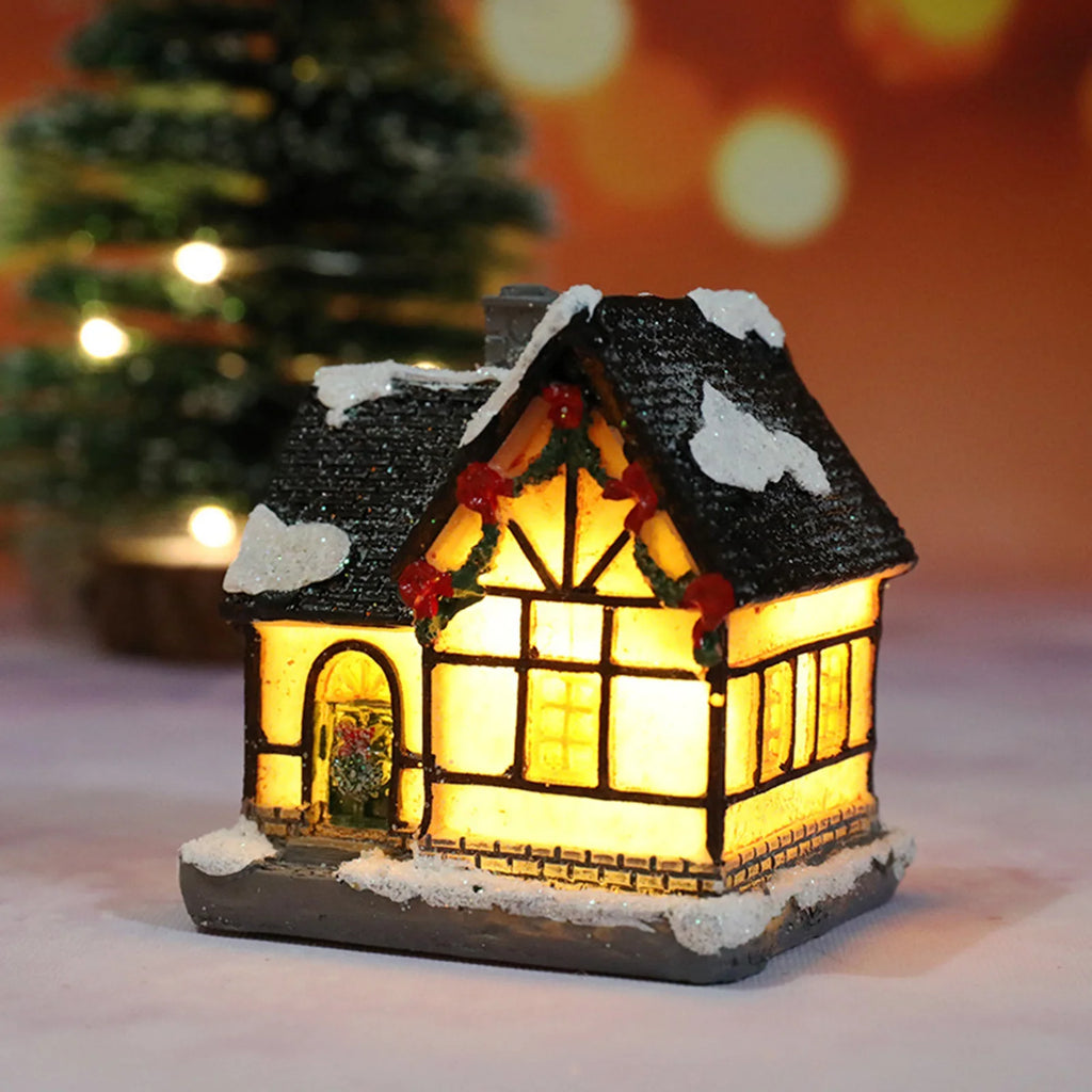 Light-Up Christmas House Decoration
