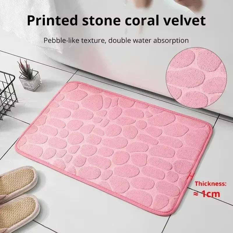 Textured Bathroom Shower Mat