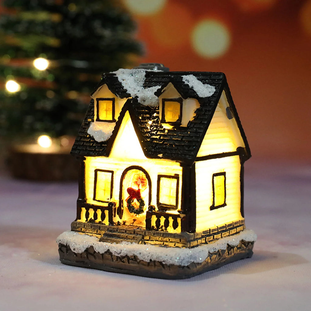 Light-Up Christmas House Decoration