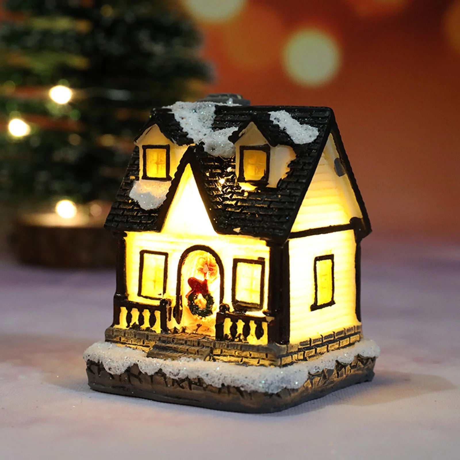 Light-Up Christmas House Decoration
