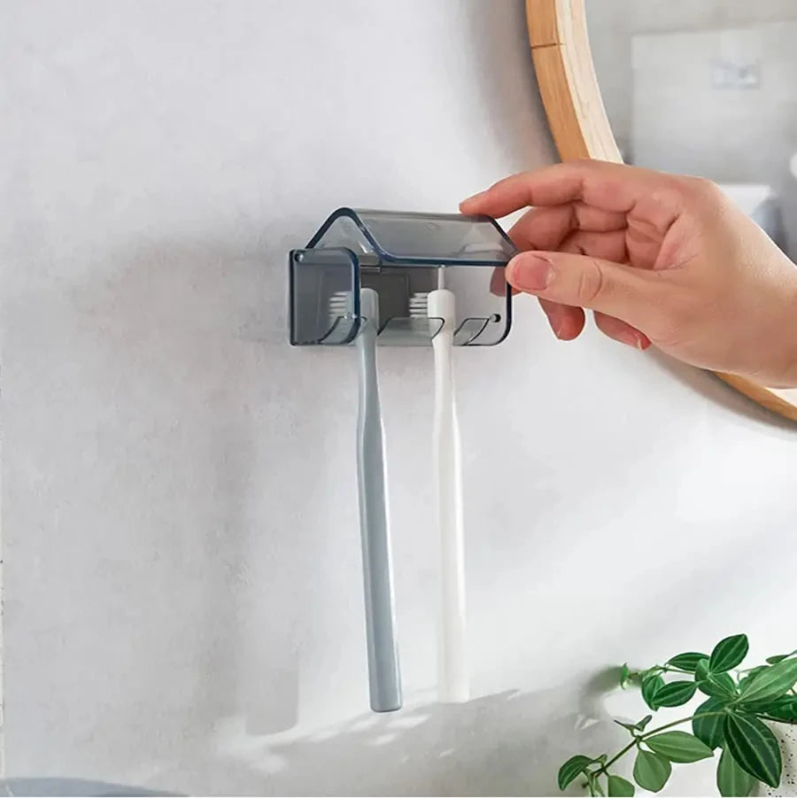 Wall Mount Toothbrush Holder